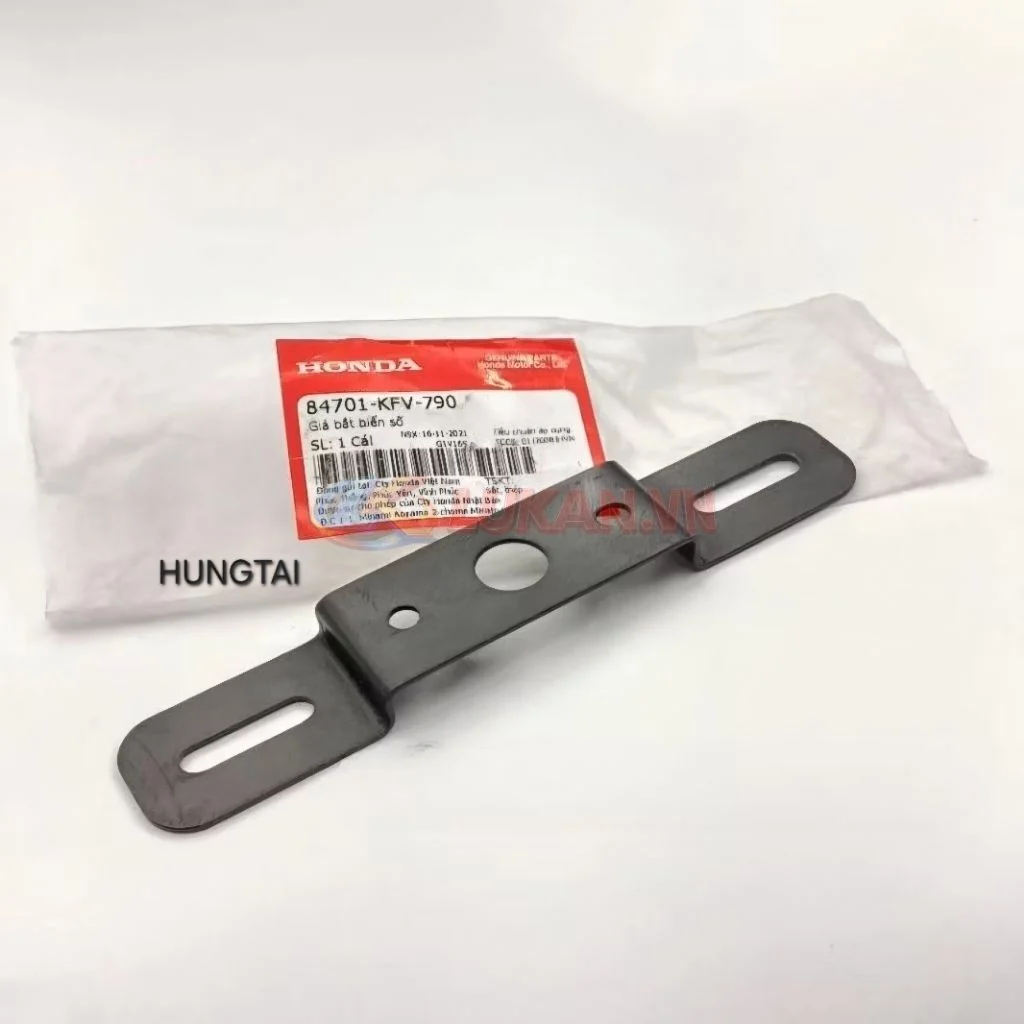 Khung, pass bắt biển số xe DREAM zin chính hãng Honda 84701-KFV-790 - Ảnh 2