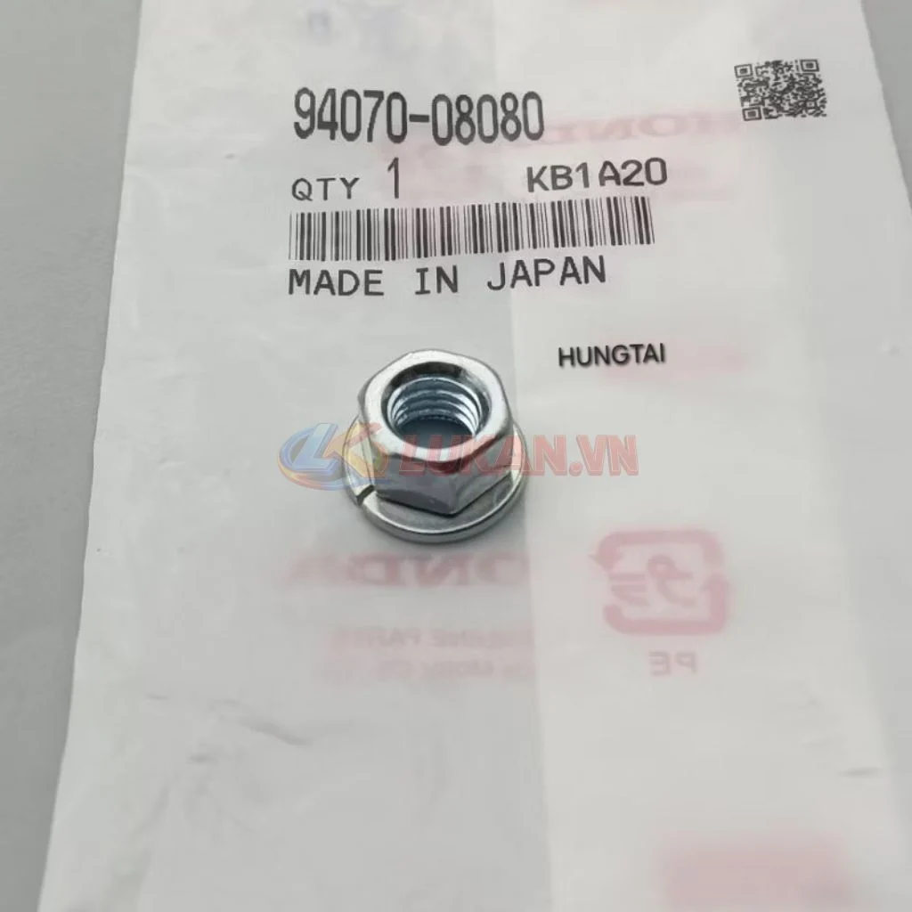 Ốc, tán treo treo pass pô xe DREAM Thái zin Honda Japan 94070-08080 - Ảnh 2