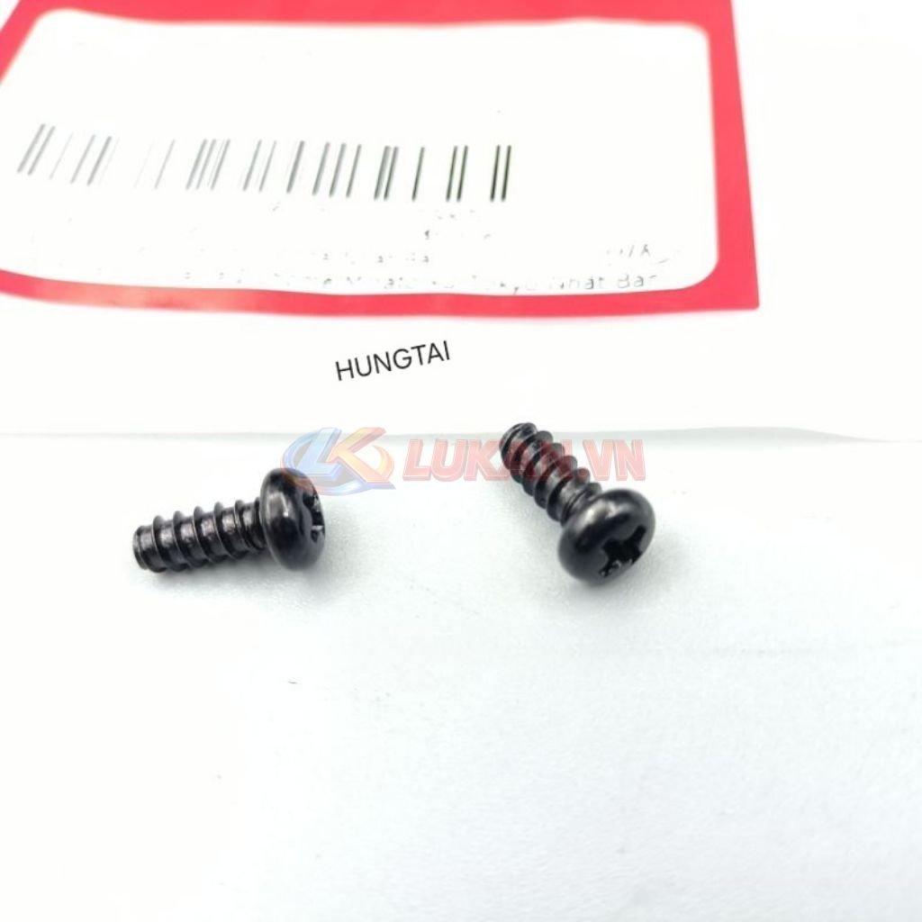 1 ốc bắt mắt mèo trước, phản quang xe DREAM zin Honda. vít 4x10 93901-24280 - Ảnh 3