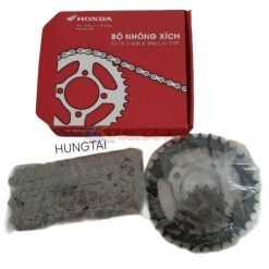 Bộ nhông sên dĩa, xích tải xe FUTURE 1 đời đầu zin Honda H0640-KFL-890