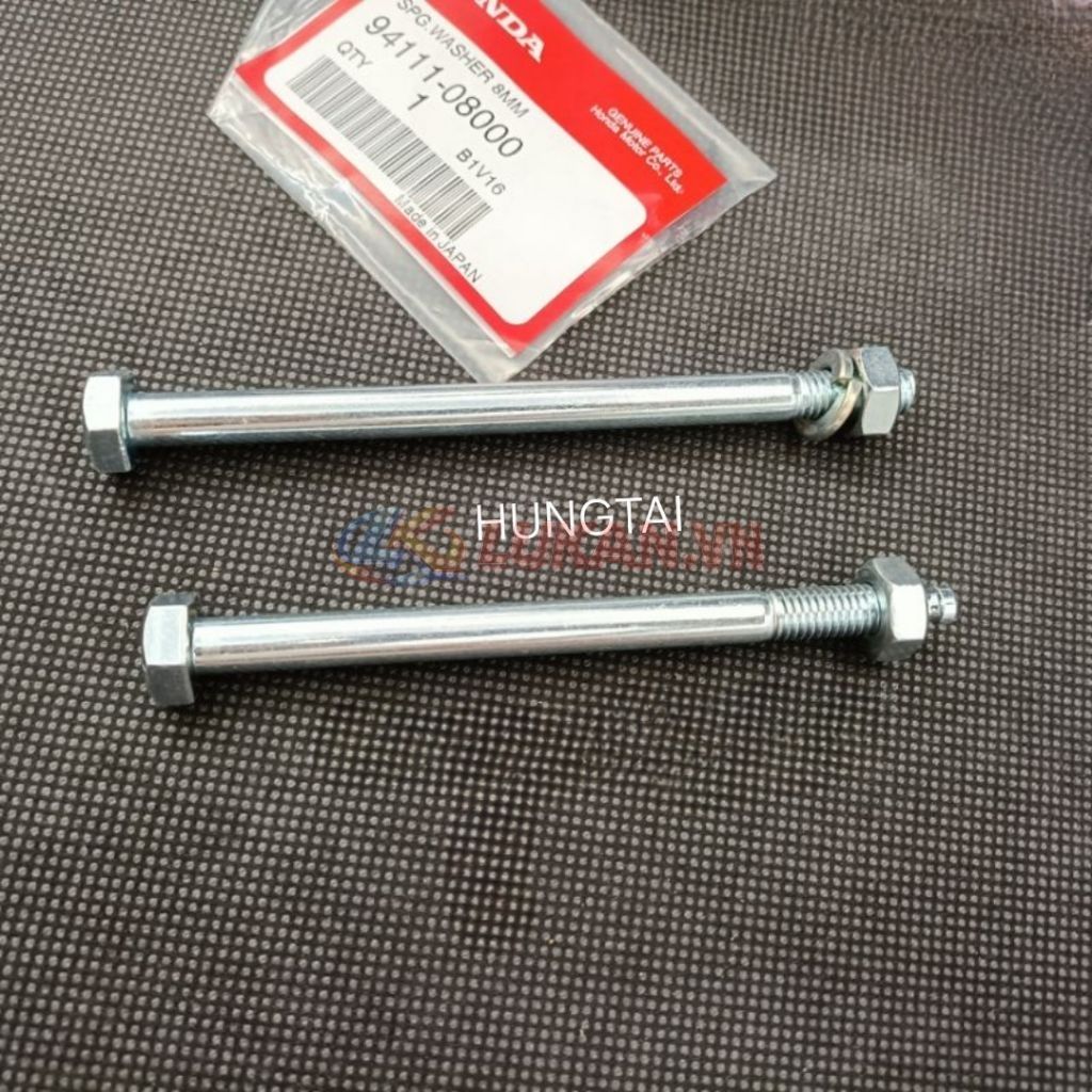 Cặp ốc, trục cốt treo máy, động cơ xe DREAM... zin Honda. bu lông 8mm 94030-08000 - Ảnh 3