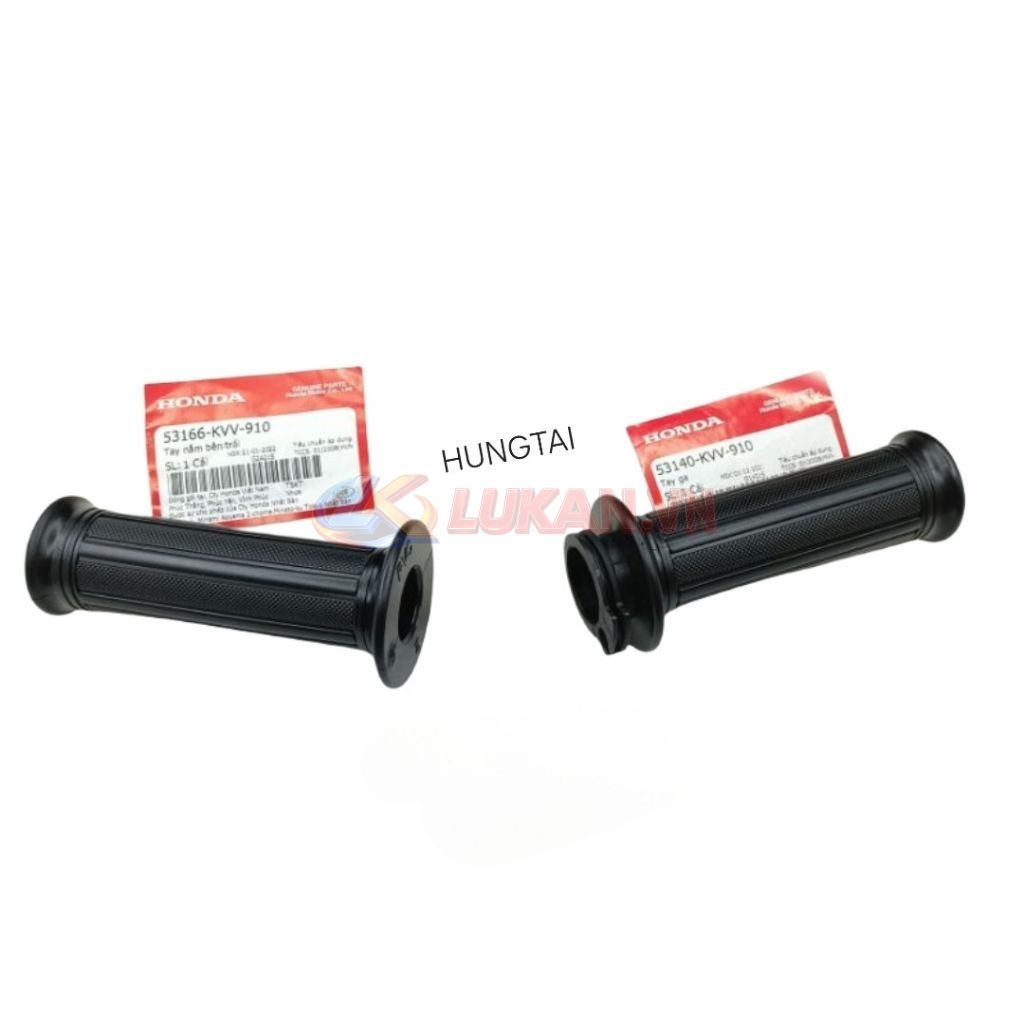 Cặp cao su bao tay nắm, lái Super DREAM việt loại gắn gù zin Honda 53140-KVV-910, 53166-KVV-910 - Ảnh 3