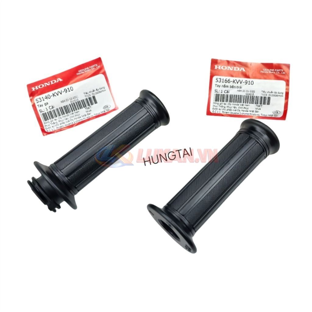 Cặp cao su bao tay nắm, lái Super DREAM việt loại gắn gù zin Honda 53140-KVV-910, 53166-KVV-910 - Ảnh 4