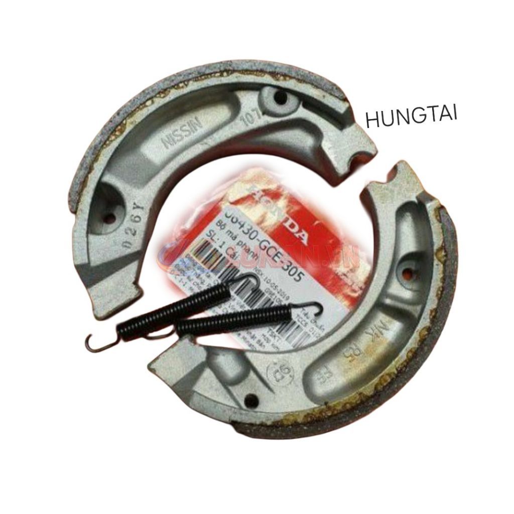 Bố thắng, má phanh đùm trước, sau DREAM, WAVE, FUTURE... zin Honda 06430-GCE-305 - Ảnh 5