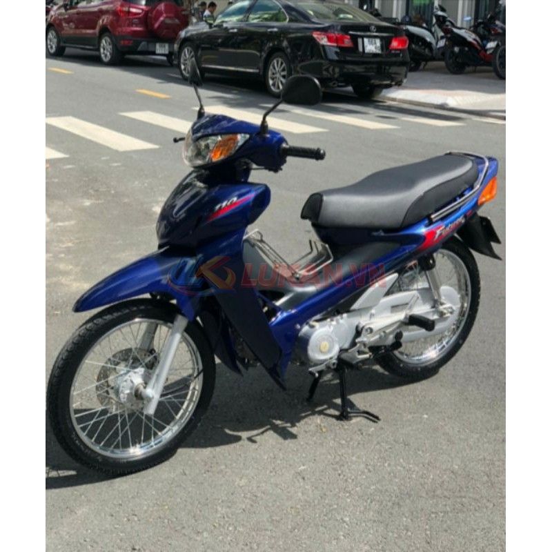 Bộ 3 nhựa vỏ đầu đèn, mặt nạ xe FUTURE 1 Xanh mực zin Honda - Ảnh 4