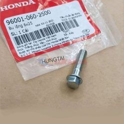 Ốc, bu lông nắp cánh bướm quylat DREAM ,WAVE, FUTURE....  zin 6x25 96001-060-2500