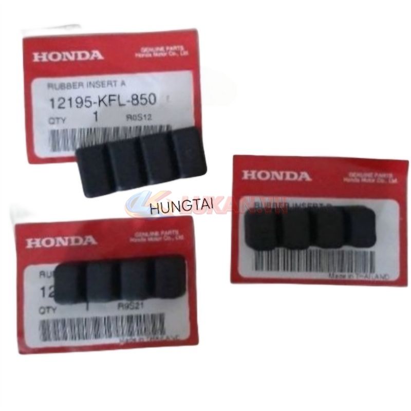 Bộ 3 cao su lòng hơi xilanh WAVE Thái 110, FUTURE 1... chống rung zin Honda 12195-KFL-850 - Ảnh 2