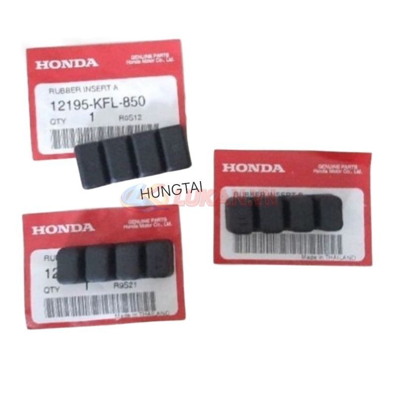 Bộ 3 cao su lòng hơi xilanh WAVE Thái 110, FUTURE 1... chống rung zin Honda 12195-KFL-850