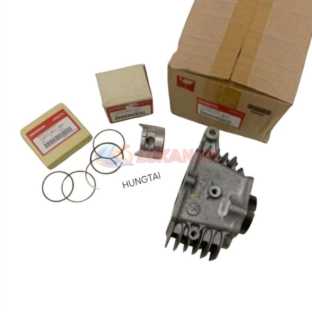 Bộ lòng hơi xi lanh xe WAVE Thái 110, FUTURE 1... luôn pitong bạc zin 12100-KFL-850 - Ảnh 3