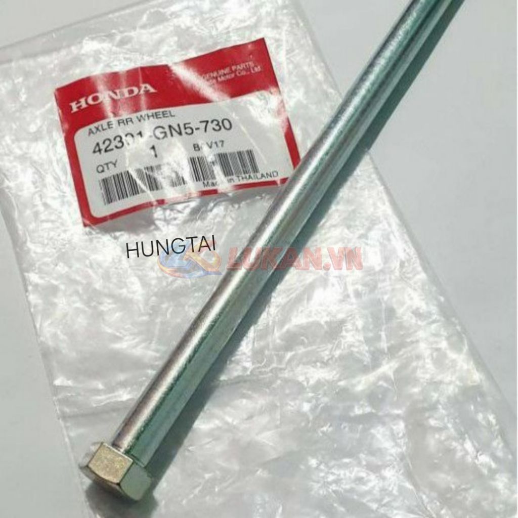 Trục cốt đùm bánh sau xe DREAM Thái zin chính hãng 42301-GN5-730 - Ảnh 5