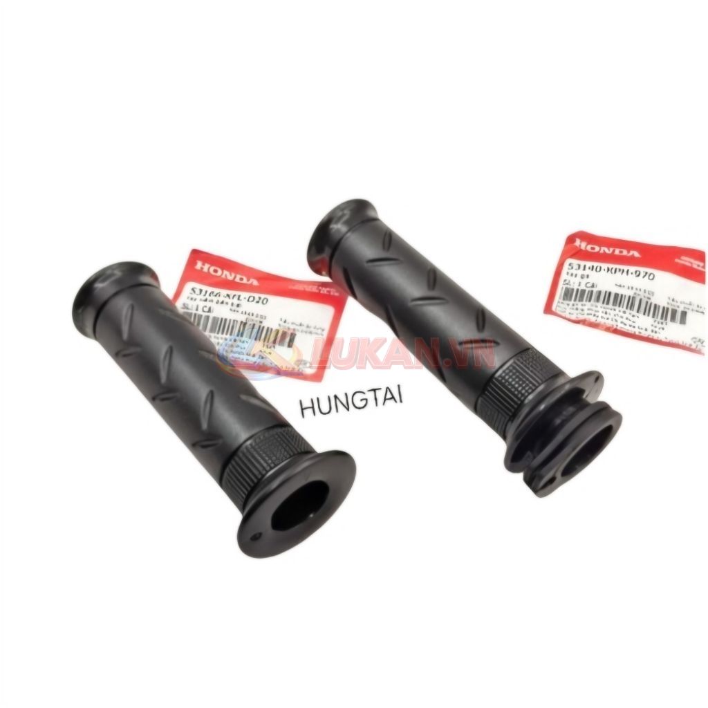 Cặp cao su, bao tay nắm, lái WAVE A, ALPHA, RS, S100, RSX... zin 53166-KFL-D20, 53140-KPH-970 - Ảnh 3