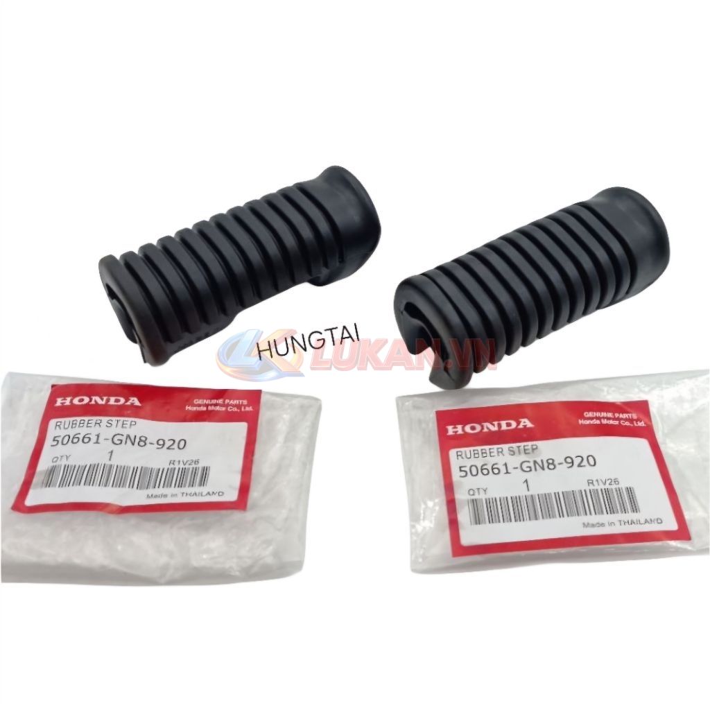 Cặp cao su gác chân trước xe DREAM, WAVE... zin Honda Thái xịn 50661-GN8-920 - Ảnh 3