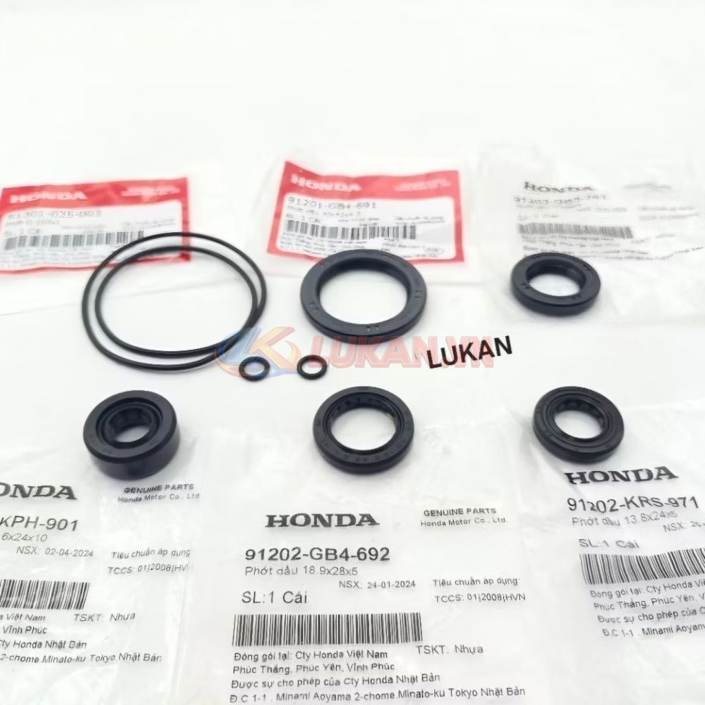 Bộ sin phốt, phớt lốc máy xe DREAM, WAVE, FUTURE 1.... zin Honda - Ảnh 5