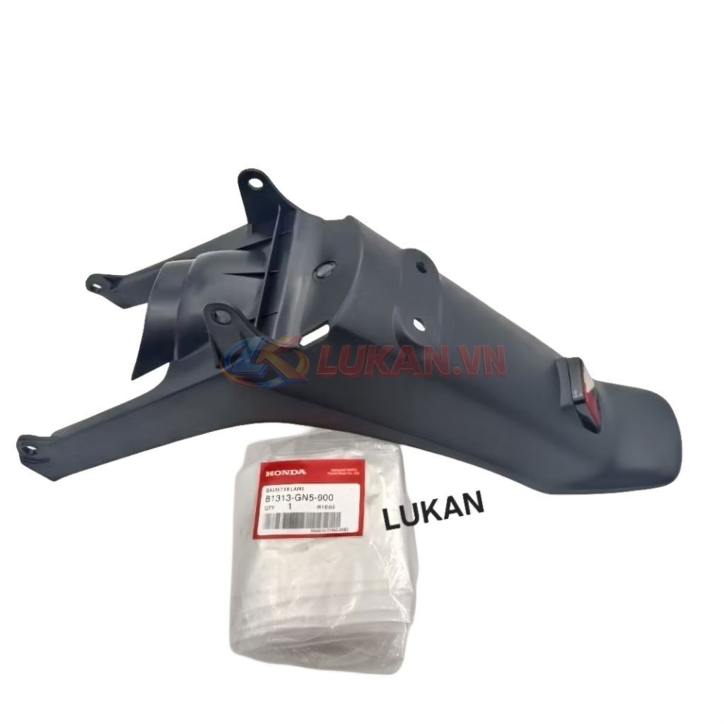 Nhựa dè đuôi biển số, chắn bùn sau xe DREAM Lùn zin Honda Thái - Ảnh 2