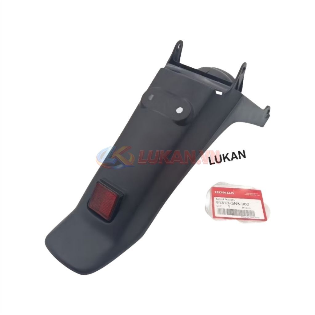 Nhựa dè đuôi biển số, chắn bùn sau xe DREAM Lùn zin Honda Thái - Ảnh 4