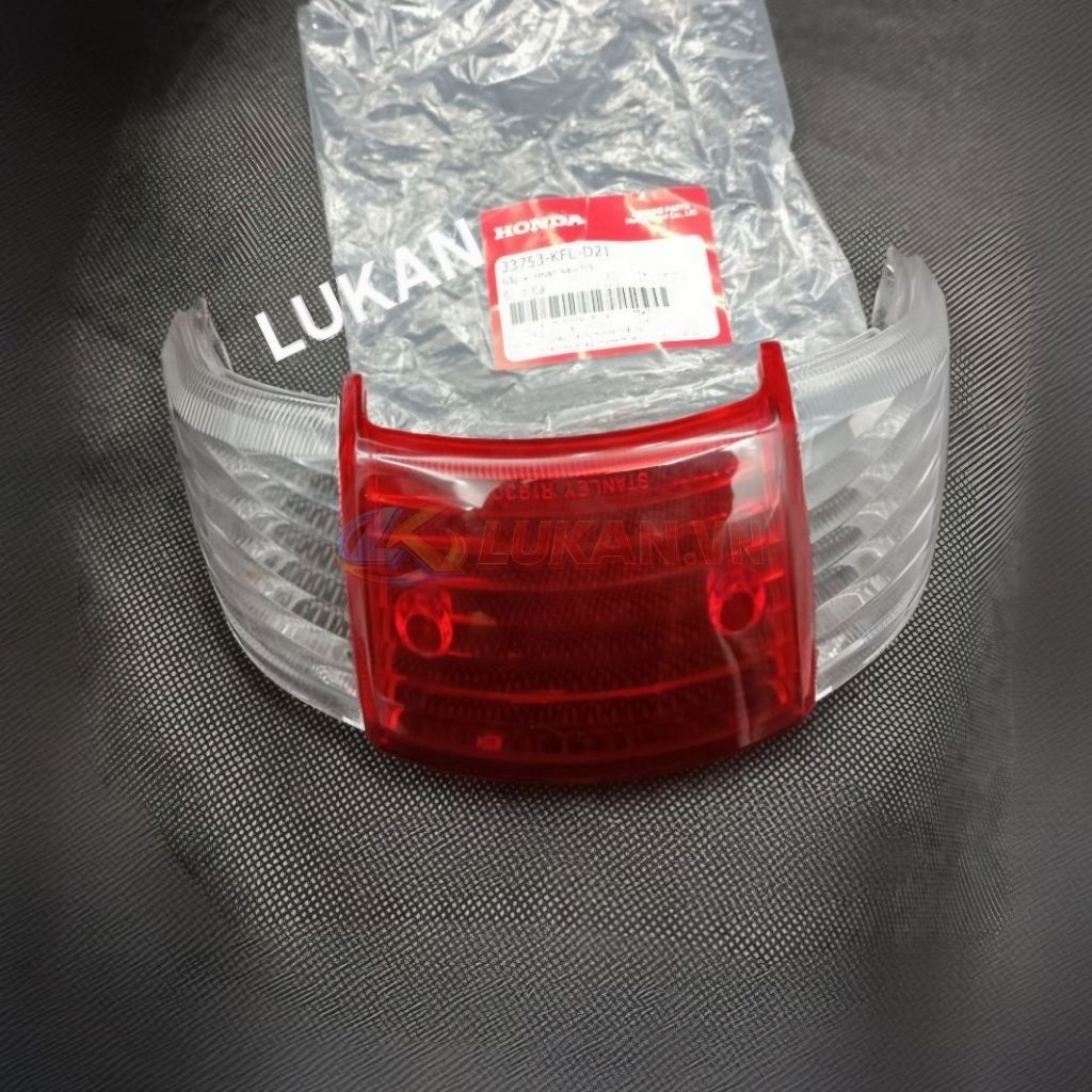 Bộ nắp chụp lái, võ đèn hậu stop WAVE ALPHA, ZX đời đầu zin 33753-KFL-D21, 33703-KFL-D21 - Ảnh 2