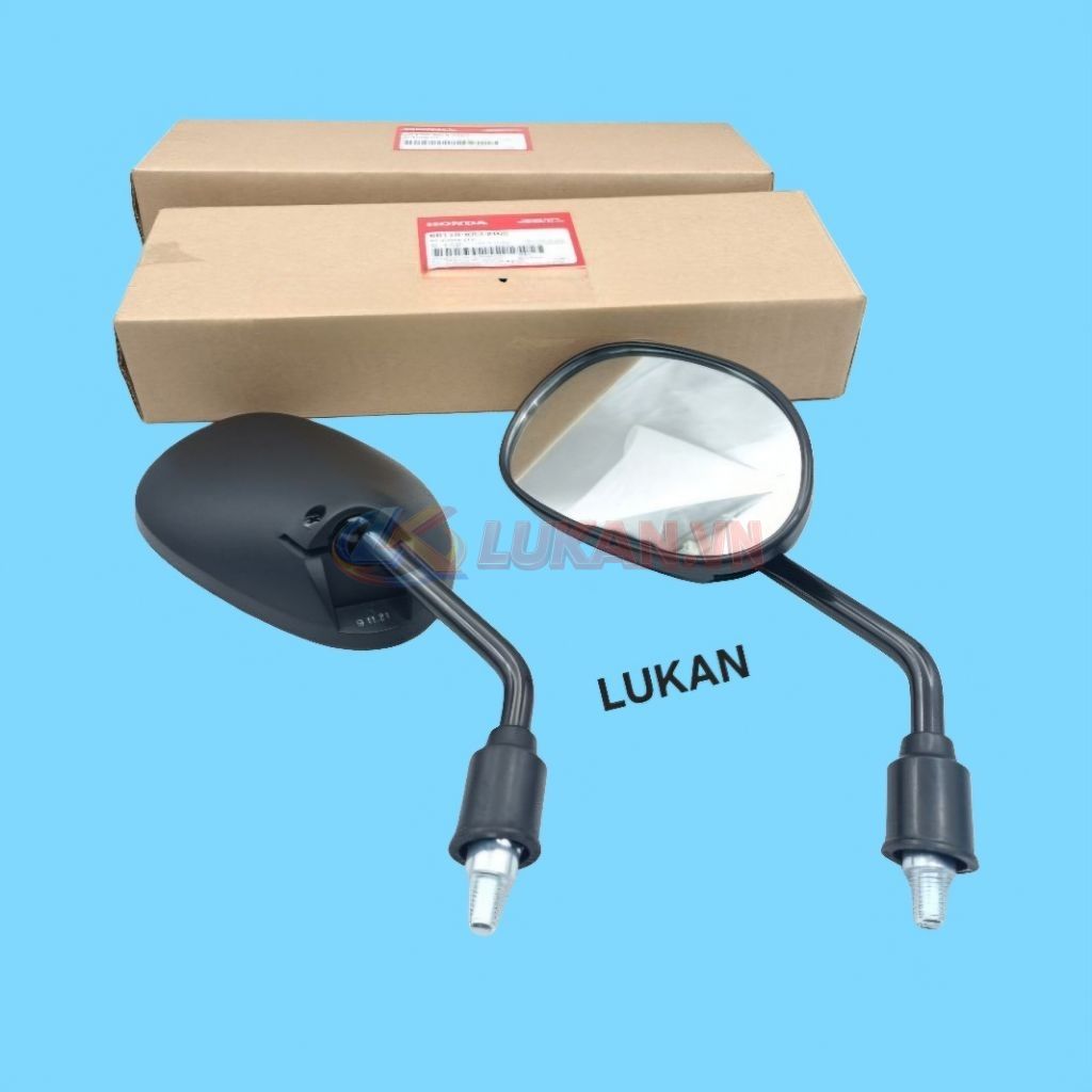 Cặp kính, gương chiếu hậu WAVE S110, RSX, ALPHA 110, BLADE... zin 88110-K03-M60, 88110-K03-M60 - Ảnh 3
