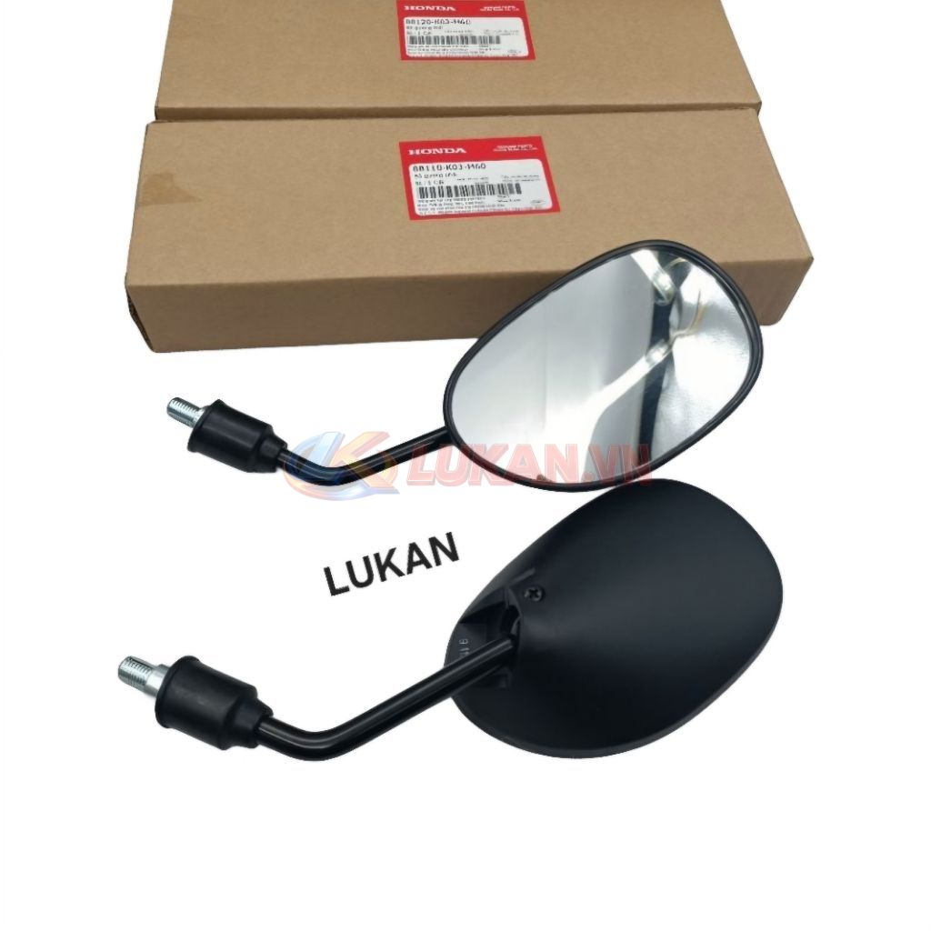 Cặp kính, gương chiếu hậu WAVE S110, RSX, ALPHA 110, BLADE... zin 88110-K03-M60, 88110-K03-M60 - Ảnh 4