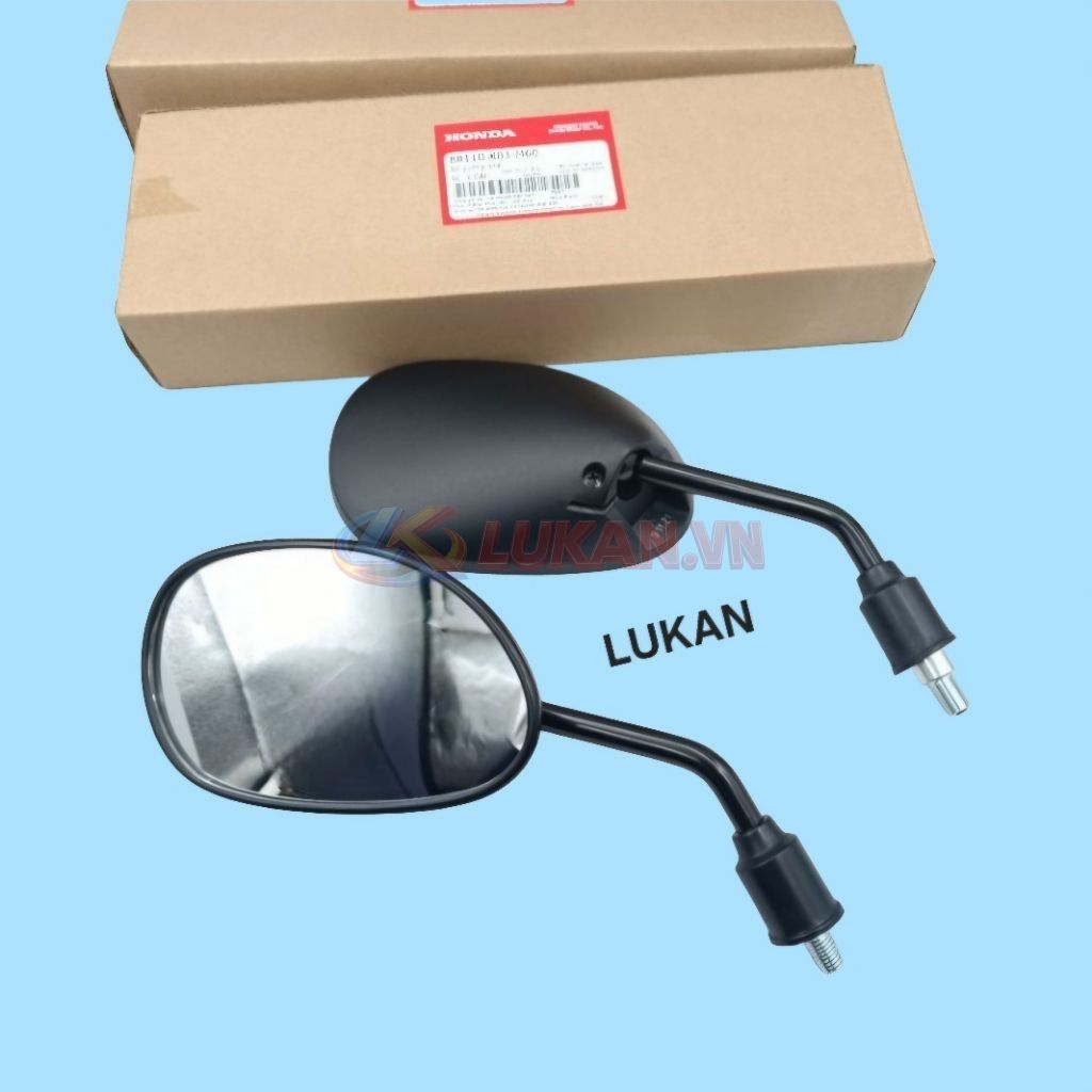 Cặp kính, gương chiếu hậu WAVE S110, RSX, ALPHA 110, BLADE... zin 88110-K03-M60, 88110-K03-M60