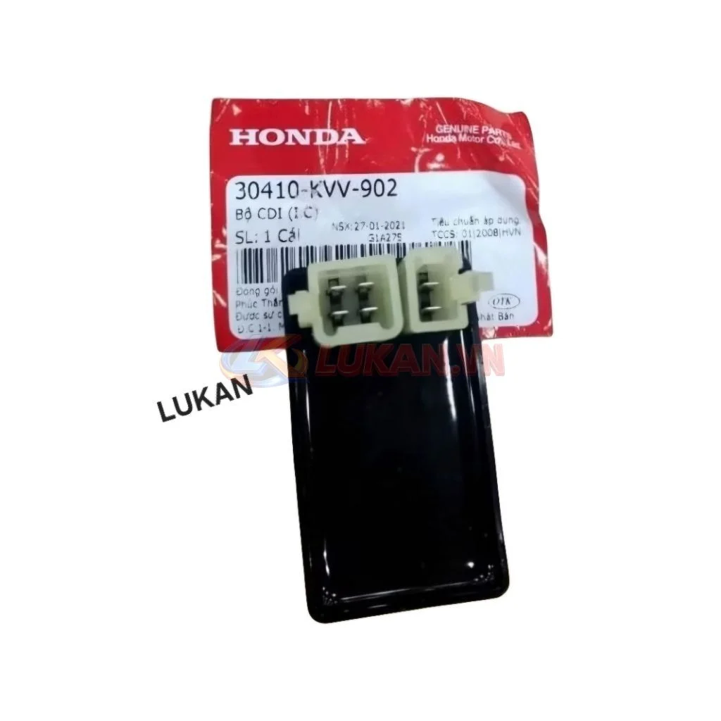 Cục IC đánh lửa xe Super DREAM ổ giắc cắm đôi zin Honda 30410-KVV-902 - Ảnh 4