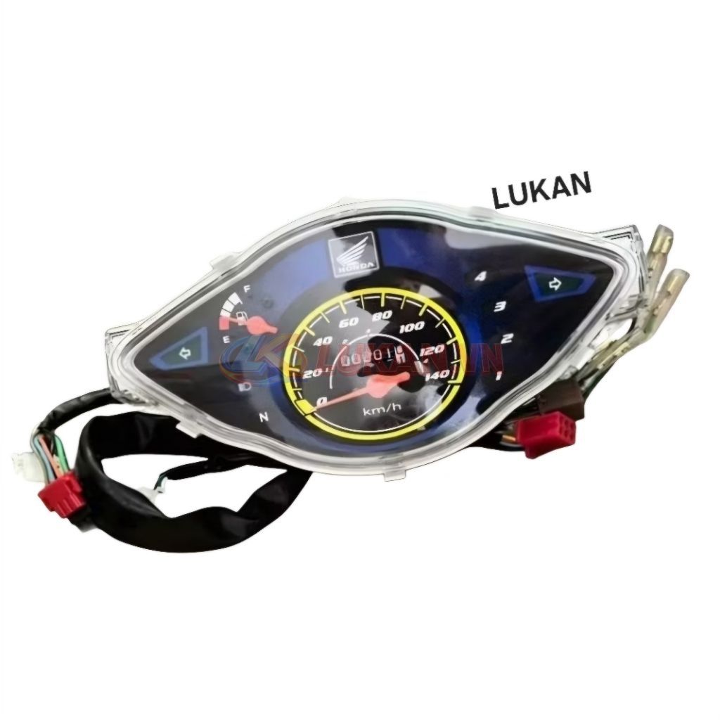 Cụm đồng hồ công tơ mét WAVE A, RSX 100.... Viền vàng zin Honda 37200-KVR-V51 - Ảnh 4