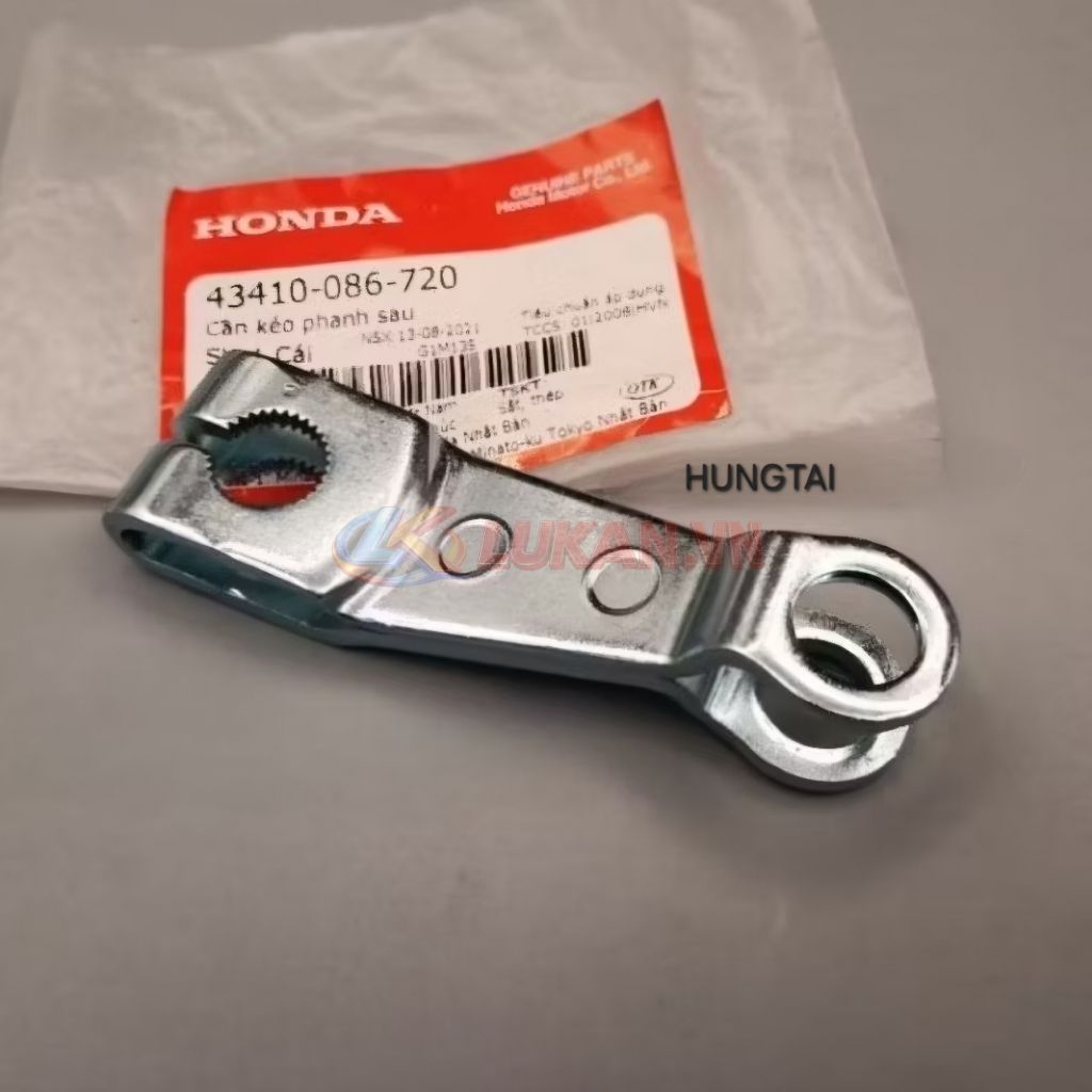 Cần pass thắng, càng phanh sau DREAM, WAVE, FUTURE... zin Honda 43410-086-720