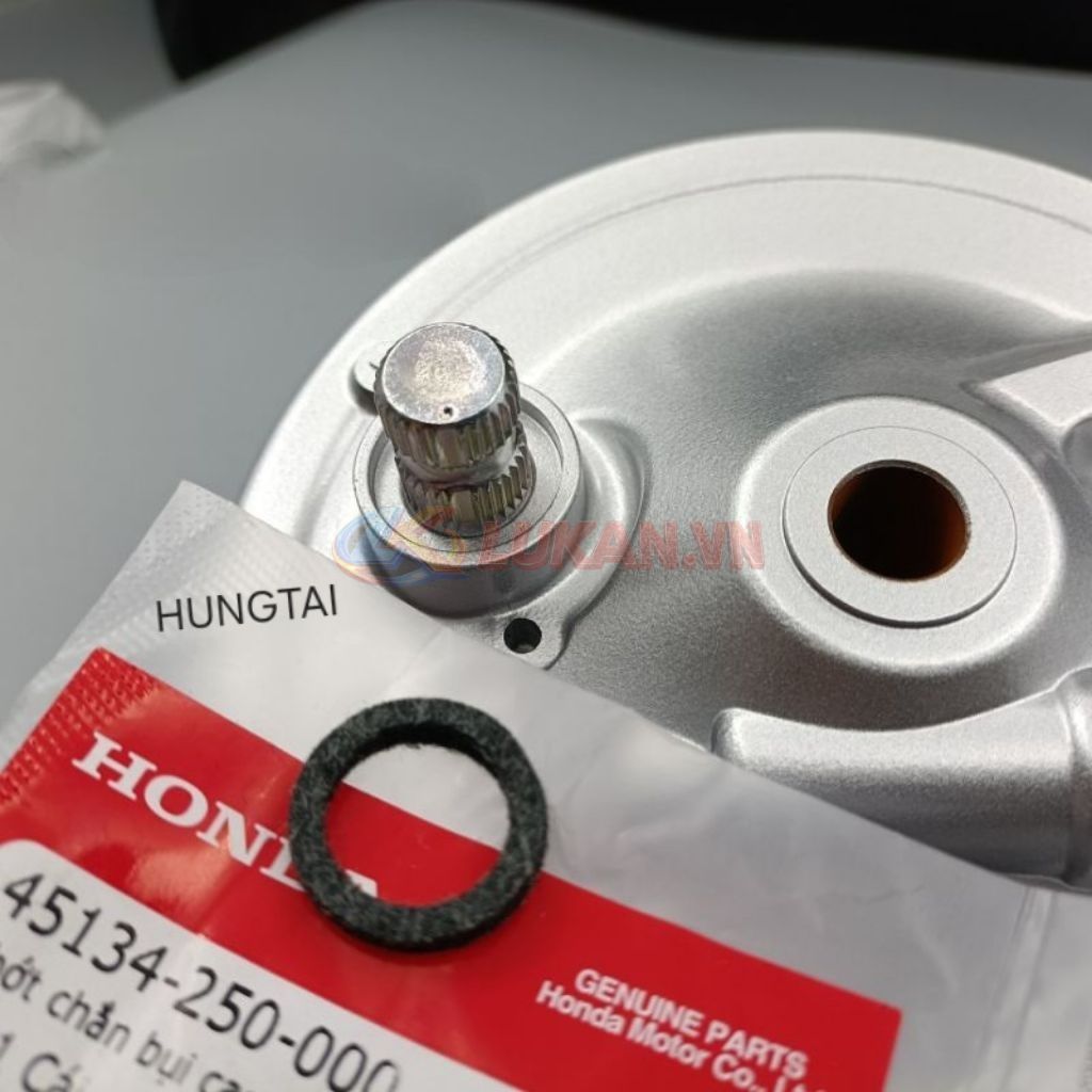 Phốt nỉ chắn bụi trục, cốt cam má phanh DREAM, WAVE, FUTURE... zin 45134-250-000 - Ảnh 4
