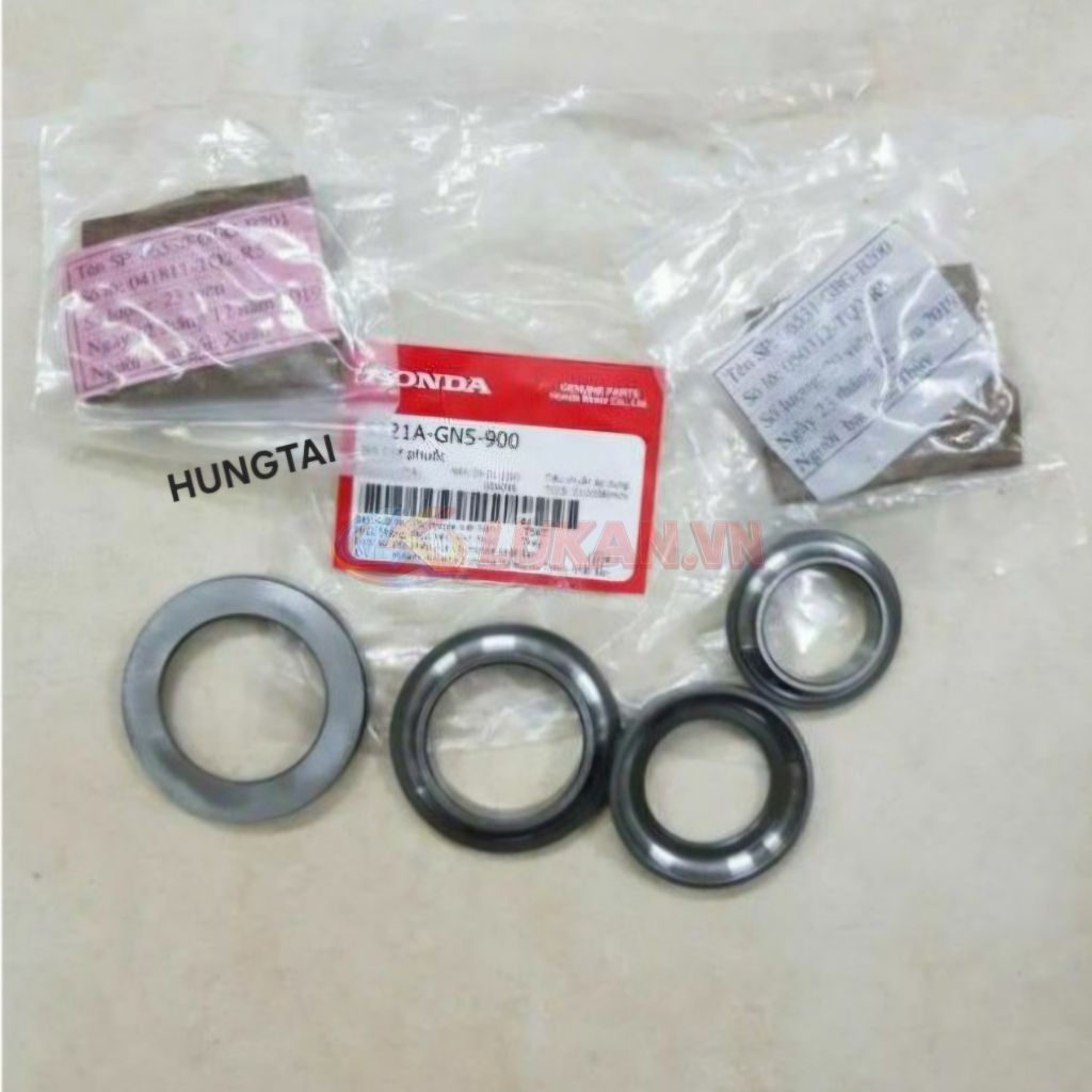 Bộ chén đạn bi cổ xe DREAM, WAVE, FUTURE, WINNER... zin Honda 5321A-GN5-900