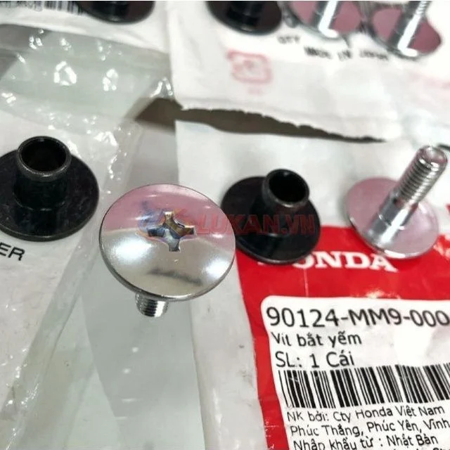 Bộ ốc cao su bắt bững yếm WAVE Thái, ALPHA, FUTURE... zin Honda - Ảnh 4