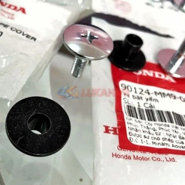 Bộ ốc cao su bắt bững yếm WAVE Thái, ALPHA, FUTURE... zin Honda - Ảnh 3