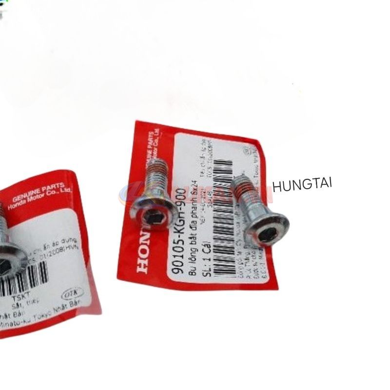 1 Ốc, bu lông bắt đĩa thắng, phanh WAVE, FUTURE 125, WINNER.... zin 8x24 90105-KGH-900 - Ảnh 3