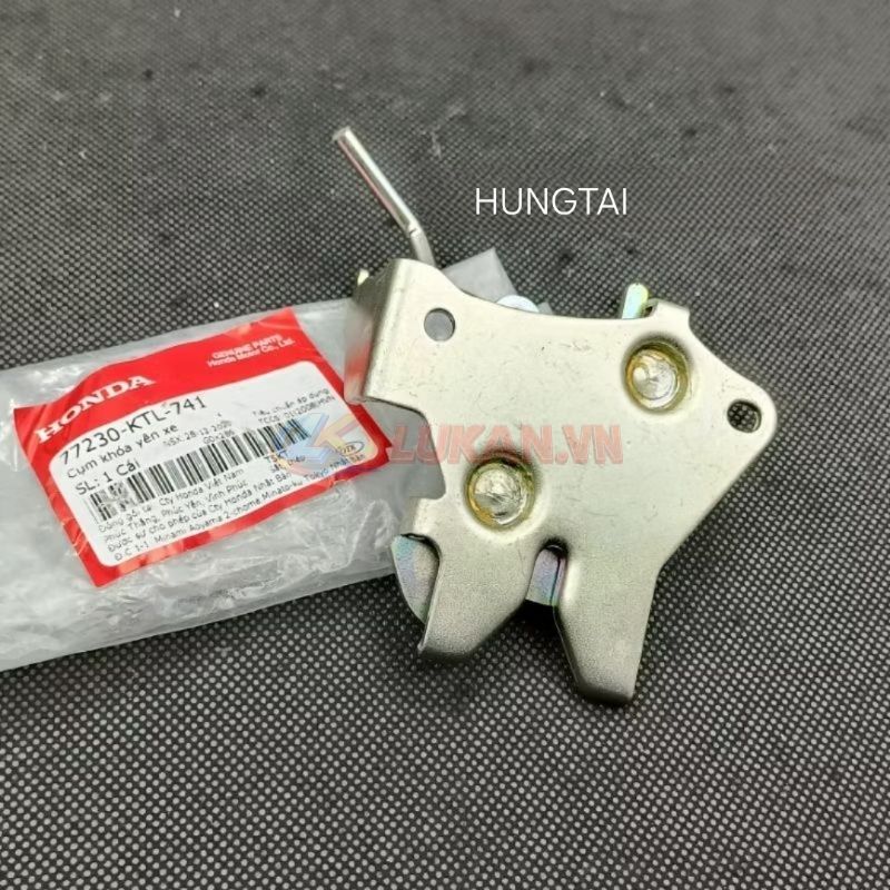 Chốt gài cốp, bướm khóa Yên sau WAVE A, RS, S100, RSX... zin Honda 77230-KTL-741 - Ảnh 4