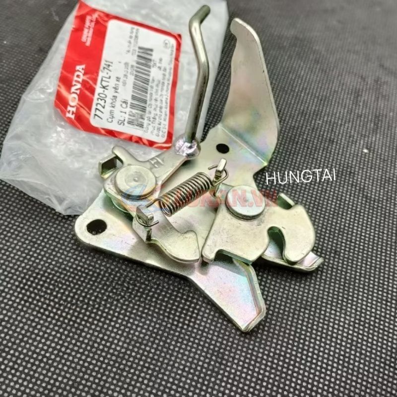 Chốt gài cốp, bướm khóa Yên sau WAVE A, RS, S100, RSX... zin Honda 77230-KTL-741 - Ảnh 5