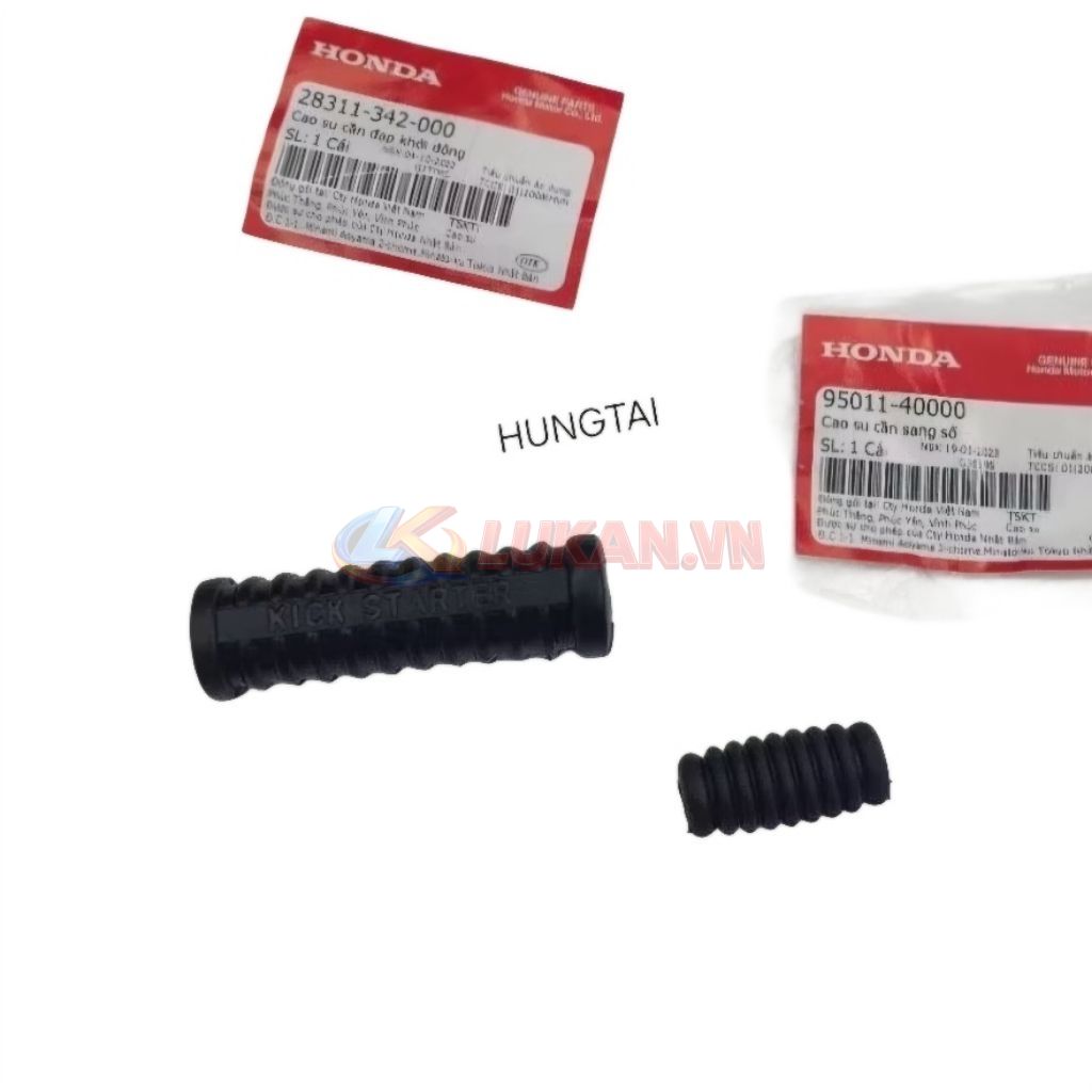 2 bọc cao su cần số, khởi động xe DREAM, WAVE, FUTURE... zin 28311-342-000, 95011-40000 - Ảnh 3