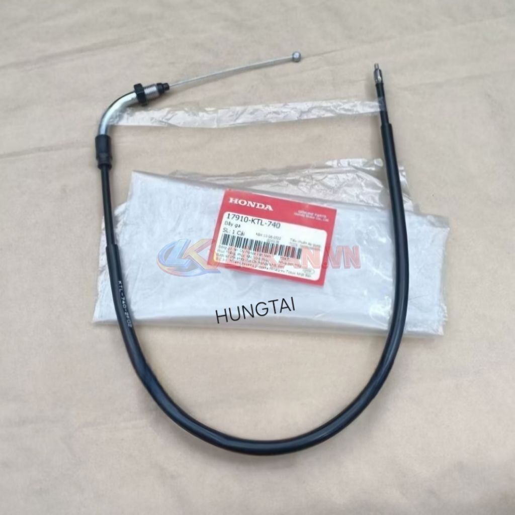 Sợi dây kéo ga xe WAVE A, ALPHA, RS, S100, RSX... zin Honda 17910-KTL-740 - Ảnh 4