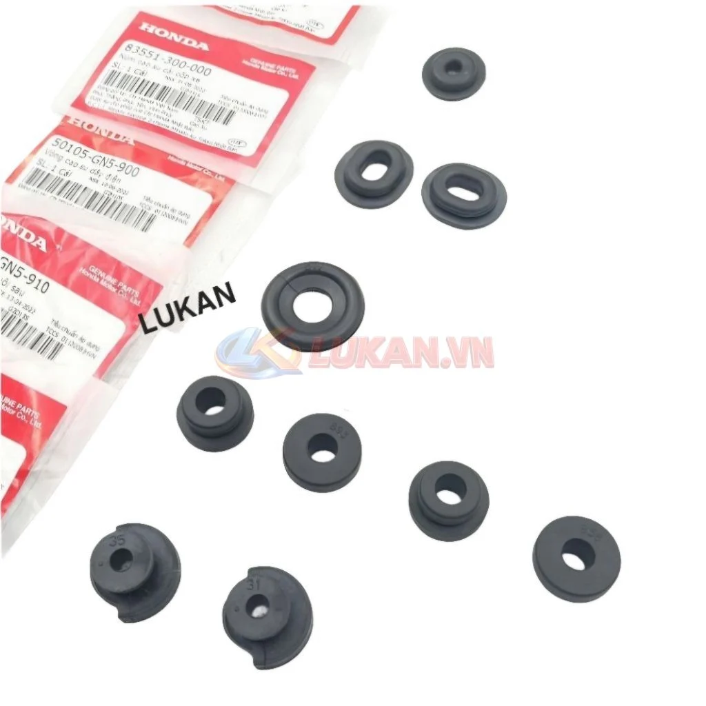 Bộ 10 cao su sườn, cốp nhựa dàn áo xe DREAM zin chính hãng - Ảnh 4