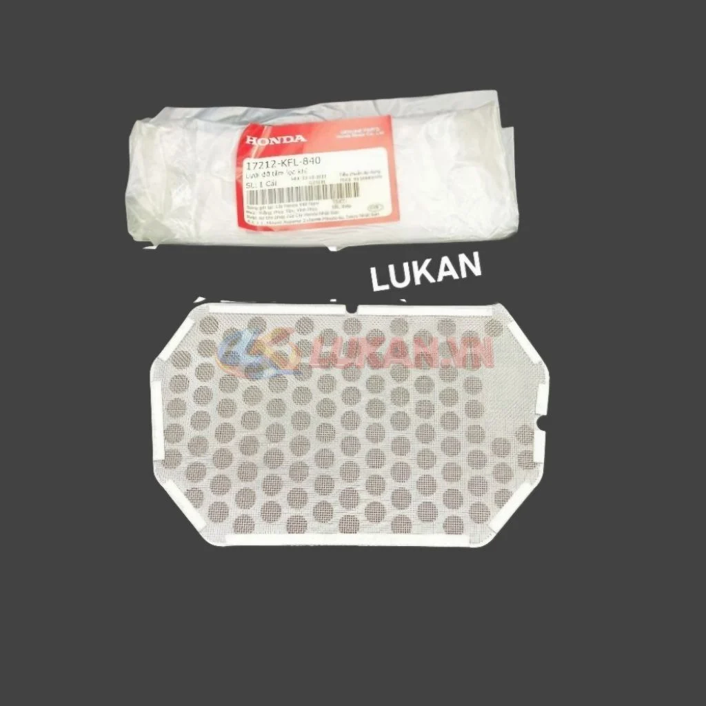 Tấm lưới sắt lọc gió, bao tử, pô e DREAM, WAVE, FUTURE... zin Honda 17212-KFL-840 - Ảnh 2