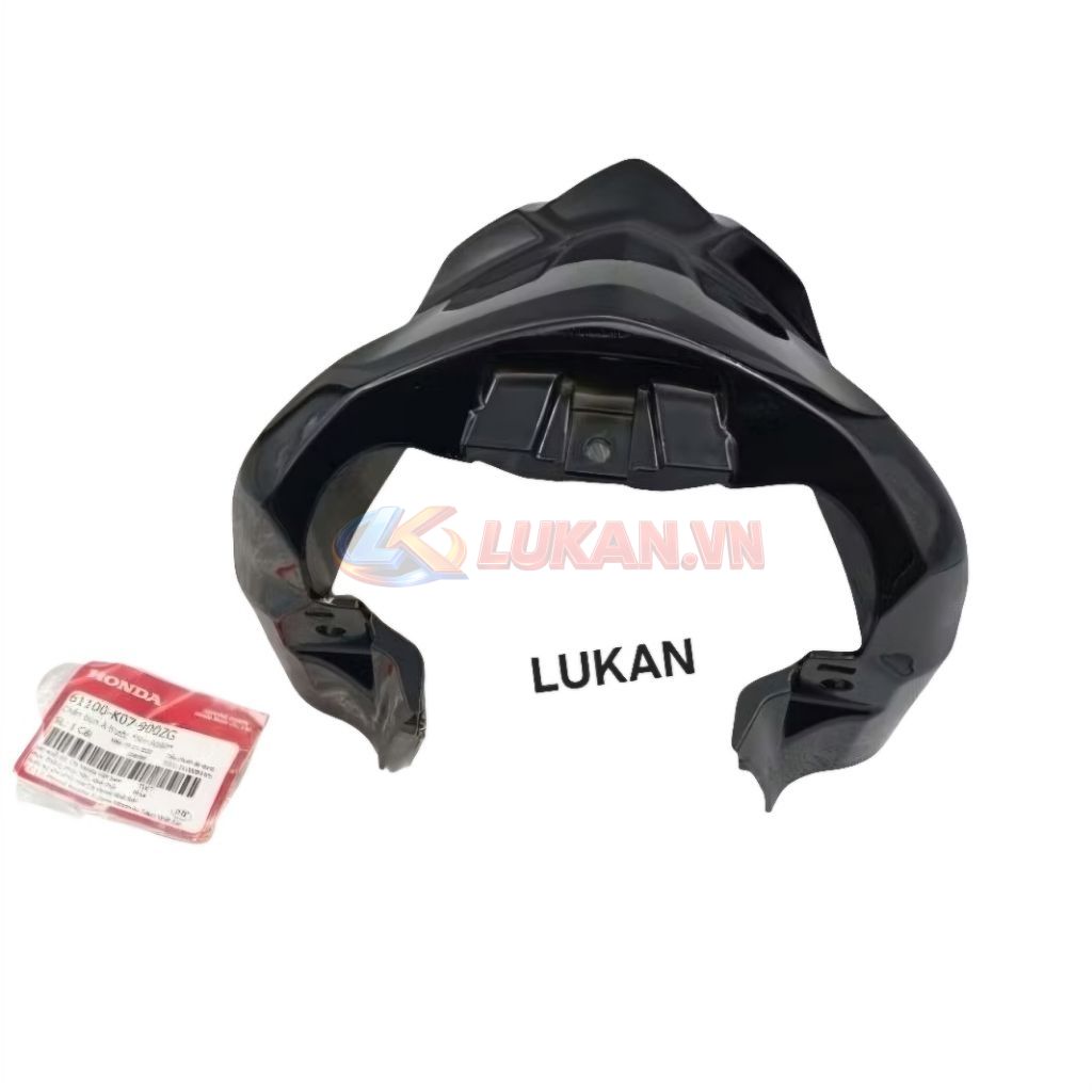 Nhựa chữ A, dè chắn bùn trước WAVE RSX 2012 đen siêu nhân zin Honda 61100-K07-900ZG - Ảnh 5