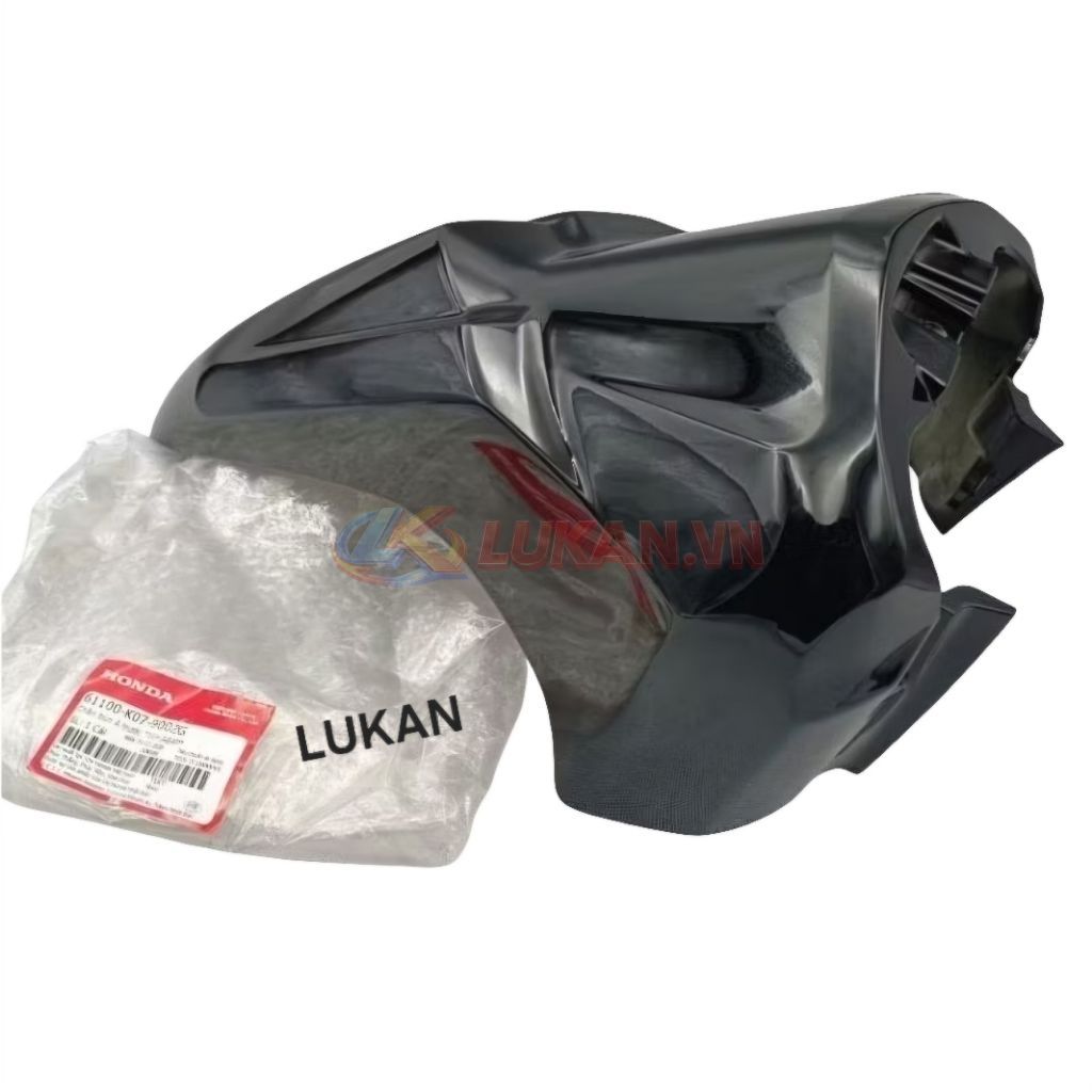 Nhựa chữ A, dè chắn bùn trước WAVE RSX 2012 đen siêu nhân zin Honda 61100-K07-900ZG - Ảnh 3