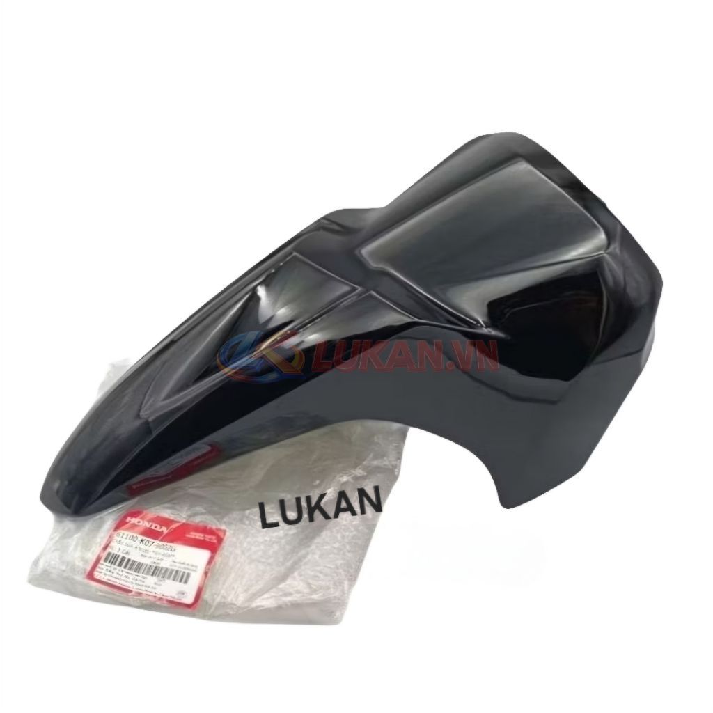 Nhựa chữ A, dè chắn bùn trước WAVE RSX 2012 đen siêu nhân zin Honda 61100-K07-900ZG - Ảnh 4