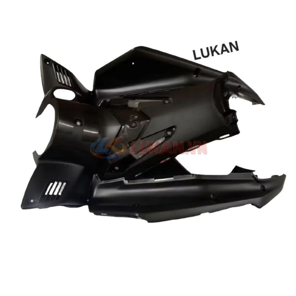 Nhựa nhám đen, ốp sườn yếm khóa WAVE RSX 2012 siêu nhân zin - Ảnh 4