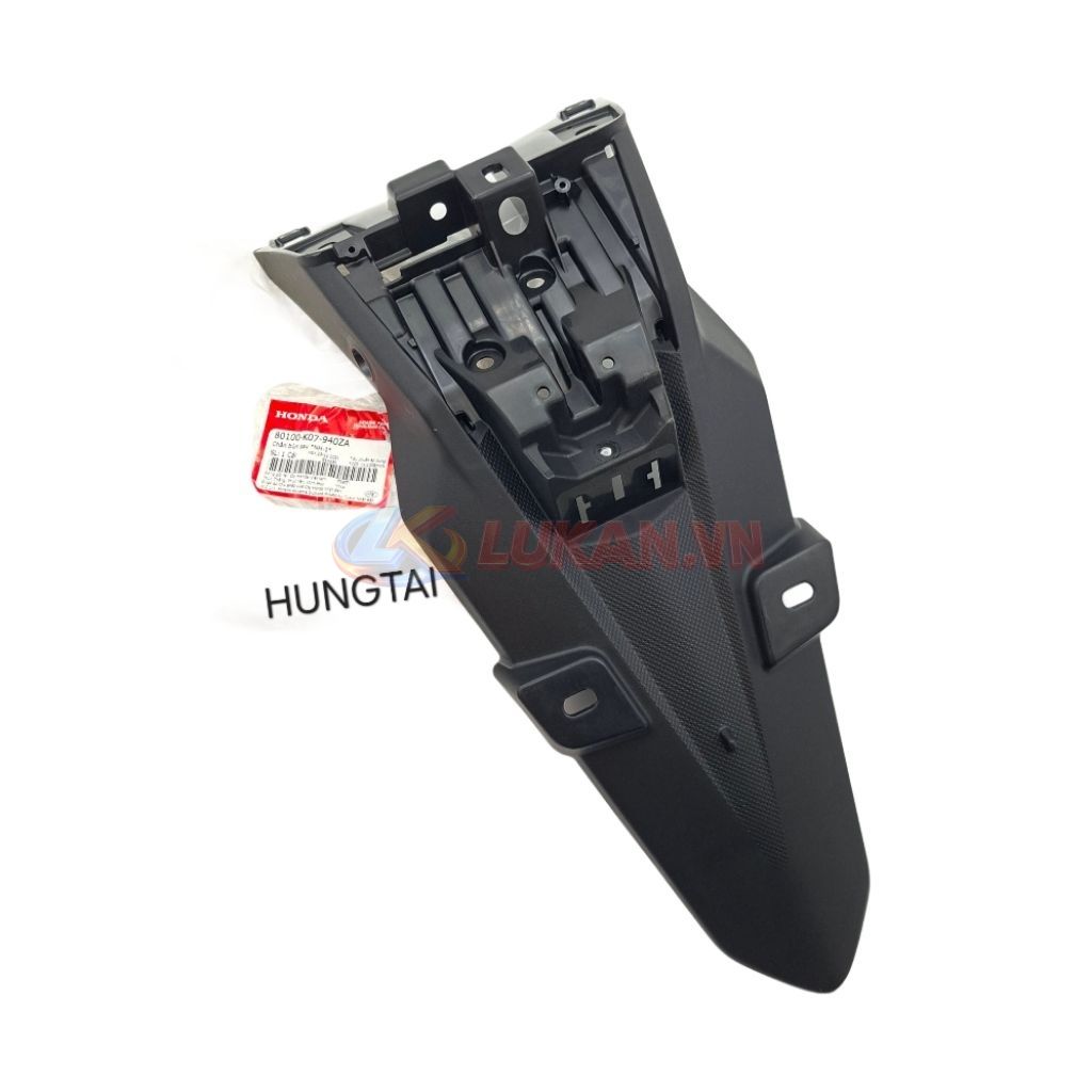 Nhựa dè đuôi chắn bùn sau, biển số WAVE RSX 2012 zin siêu nhân 80100-K07-940ZA