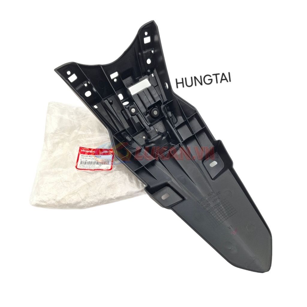 Nhựa dè đuôi chắn bùn sau, biển số WAVE RSX 2012 zin siêu nhân 80100-K07-940ZA - Ảnh 2