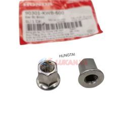 1 ốc tán cổ pô WAVE S110, RSX, A110, WINNER... Đai ốc 8mm zin 90301-KWB-600