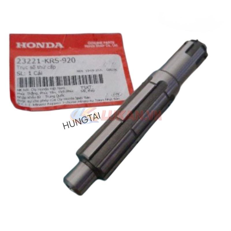 Trục cốt số, nhông tải xe DREAM, WAVE ALPHA, ZX.... zin Honda 23221-KRS-920 - Ảnh 3