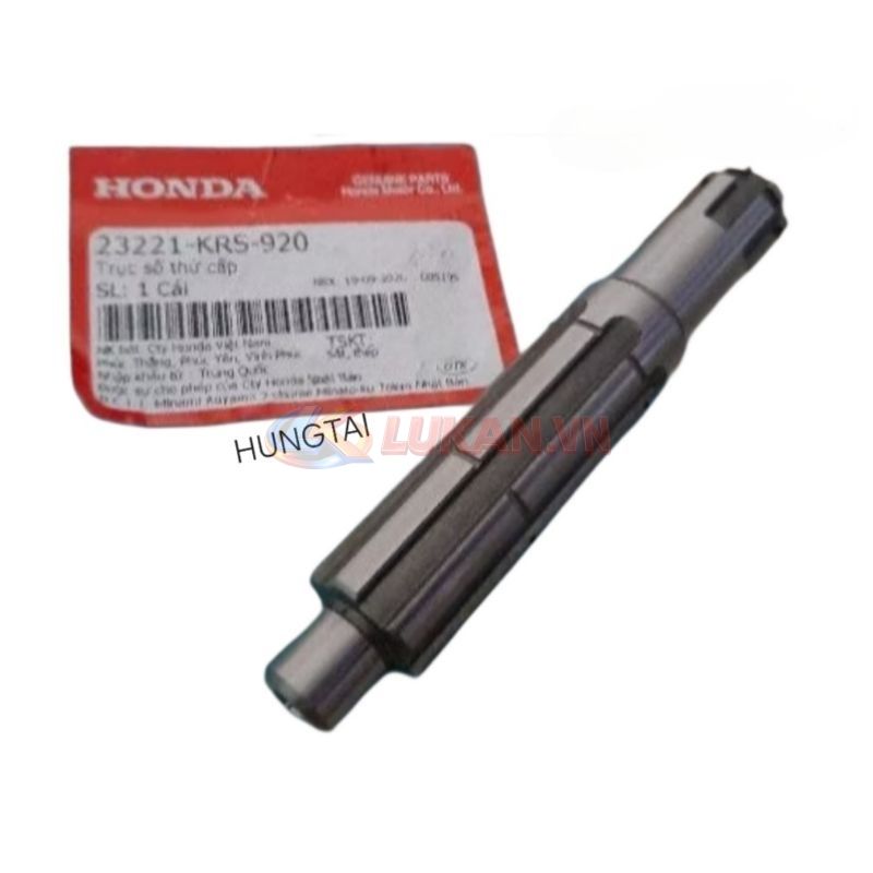 Trục cốt số, nhông tải xe DREAM, WAVE ALPHA, ZX.... zin Honda 23221-KRS-920 - Ảnh 4