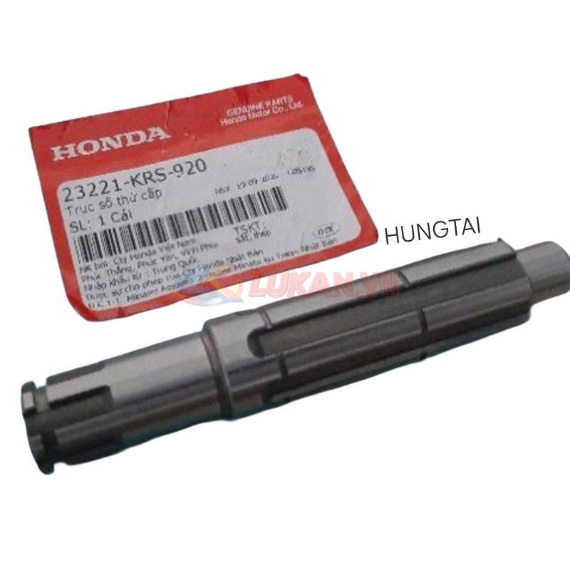 Trục cốt số, nhông tải xe DREAM, WAVE ALPHA, ZX.... zin Honda 23221-KRS-920 - Ảnh 2