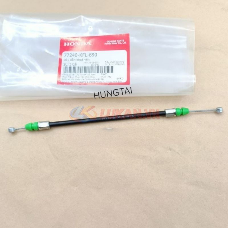 Dây cáp, kéo gài chốt khóa yên xe FUTURE 1 đời đầu zin Honda 77240-KFL-890 - Ảnh 3