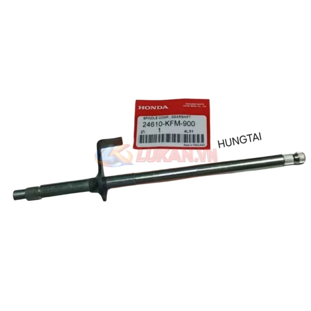 Trục cốt cần sang số xe DREAM, WAVE.... zin Honda Thái 24610-GN5-900