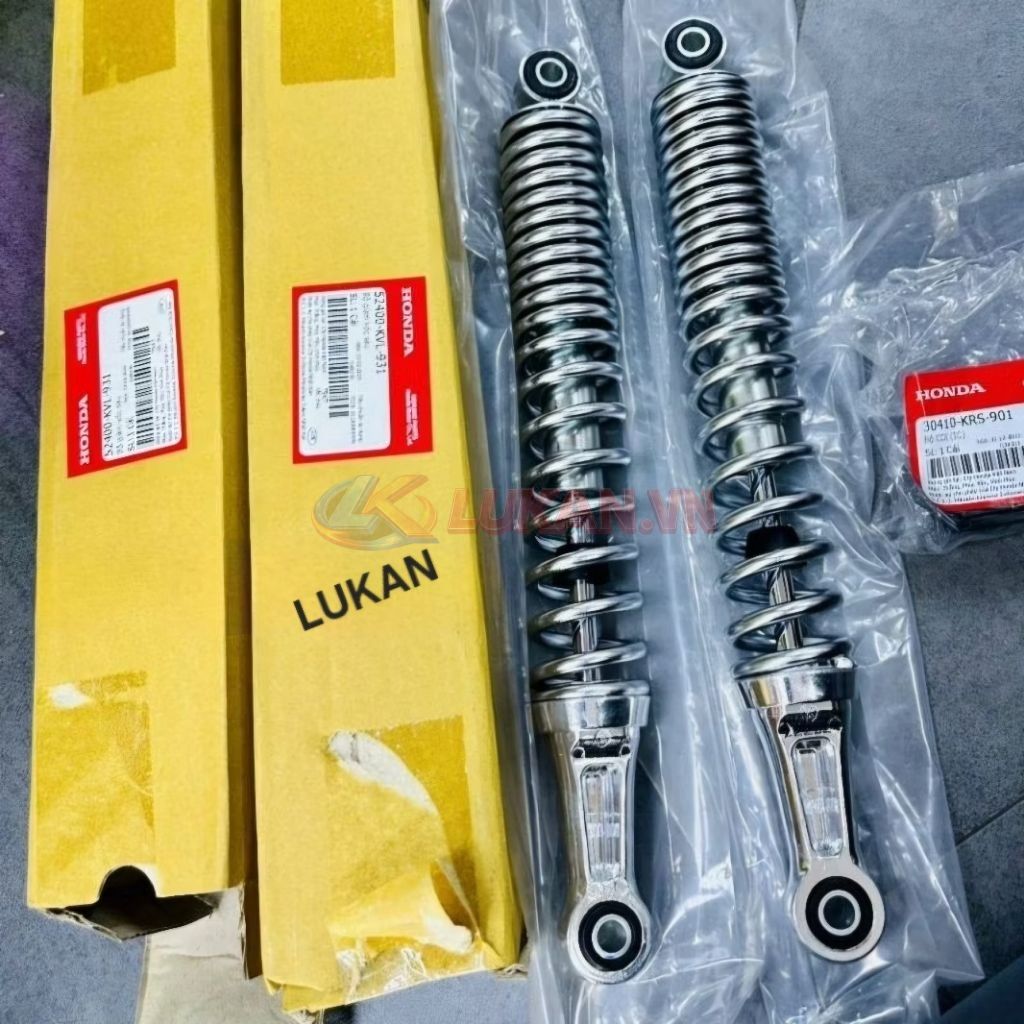 Cặp phuộc nhún, giảm sóc sau FUTURE 2, NEO, X 125... zin 52400-KVL-931, 52400-KVL-911 - Ảnh 3